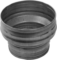 Vent Systems 160-150 mm Horganyzott Acél Szűkítő Adapter - Szellőzőrendszerekhez, Légkondicionálókhoz, Kerek Csővezetékekhez, Egyszerű Telep 1