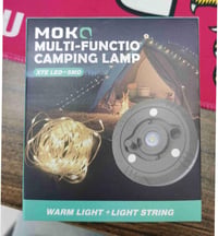 MoKo 10 méteres feltekerhető LED kempinglámpa, 8 fénymóddal, vízálló 10