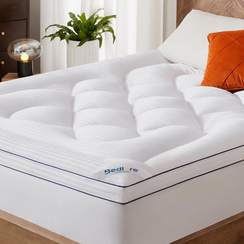 BEDLORE Matracvédő 140x200 cm, Légáteresztő és Puha, Fehér