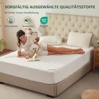 BEDLORE Vízhatlan Matracvédő 90x190 cm, 30 cm Zsebmélységgel, Oeko-Tex Certified 5