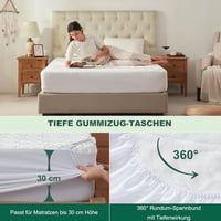 BEDLORE Vízhatlan Matracvédő 90x190 cm, 30 cm Zsebmélységgel, Oeko-Tex Certified 4