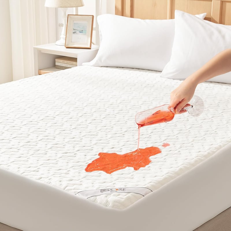 BEDLORE Vízhatlan Matracvédő 90x190 cm, 30 cm Zsebmélységgel, Oeko-Tex Certified
