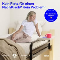 BedShelfie Ágy Melletti Polc Függesztett Ágypult Emeletes Ágyhoz Fehér 2