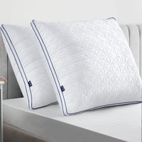 BedStory sada 2 vankúšov z mikrovlákna 80x80 cm, 2x1550 g, antialergické, mäkké a odolné, pre všetky polohy spánku, priedušné 8