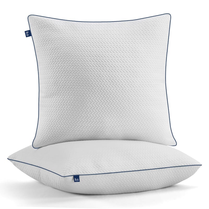 BedStory 80x80 cm jastuk s podesivim punjenjem, 1500 g x2 mikrovlakna, hotelska udobnost, OEKO-TEX 100 certifikat, prozračan i periv u perilici rublja, za kauč i sve položaje spavanja
