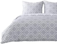 Bedsure 3 részes mikroszálas ágynemű szett 200x200 cm szürke dupla ágyhoz 8