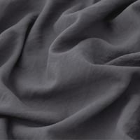 BEDSURE 4 részes ágyneműhuzat szett 135x200 cm antracit, pamut-szerű puha 3