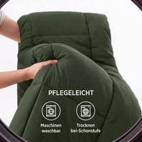 BEDSURE Pilotă cu Husă Integrată 155x220 cm - Lenjerie de Pat fără Husă Detașabilă, Protecție pentru Pilotă Integrată 5