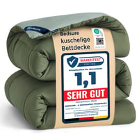 BEDSURE Pilotă cu Husă Integrată 155x220 cm - Lenjerie de Pat fără Husă Detașabilă, Protecție pentru Pilotă Integrată 1