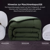 BEDSURE Pilotă cu Husă Integrată 155x220 cm - Lenjerie de Pat fără Husă Detașabilă, Protecție pentru Pilotă Integrată 6