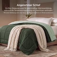 BEDSURE Pilotă cu Husă Integrată 155x220 cm - Lenjerie de Pat fără Husă Detașabilă, Protecție pentru Pilotă Integrată 4