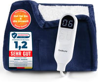 BEDSURE Elektromos Takaró 130x180cm, 6 Hőfokozat, 10 Órás Időzítő, Automatikus Lekapcsolás 1