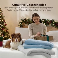 BEDSURE Hűtő Paplan 220x200 cm Légáteresztő Könnyű Izzadásmentes Kék 2