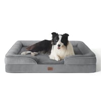 BEDSURE krevet za velike pse, vodootporan, periv - tamnosivi - 122x89 cm 1