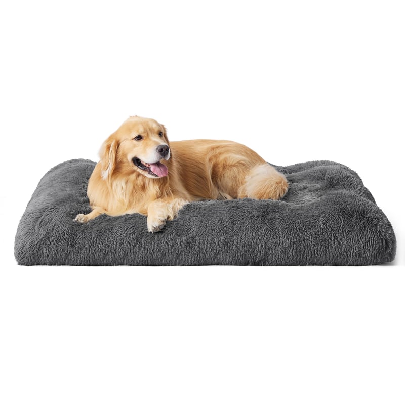 Bedsure krevet za pse periv, s protukliznim dnom, tamnosivi - 119x74x8 cm