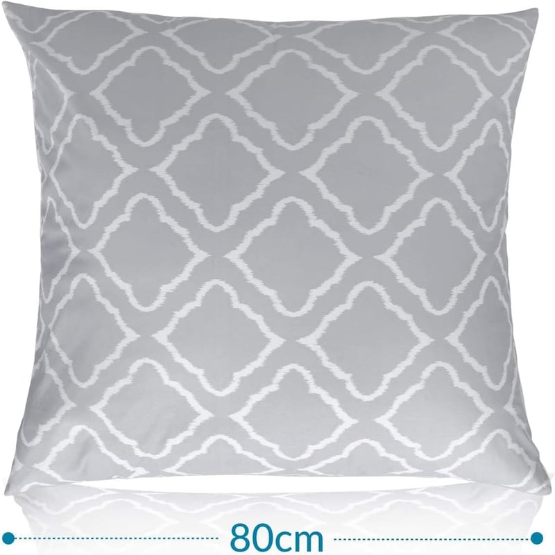 Bedsure Mikroszálas Ágyneműhuzat 155x220 cm Szürke Rácsozott 3 Részes Garnitúra Párnával