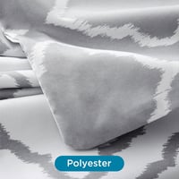 Bedsure Mikroszálas Ágyneműhuzat 155x220 cm Szürke Rácsozott 3 Részes Garnitúra Párnával 6