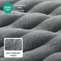 BEDSURE ortopéd kutyafekhely 89x64x18 cm, memóriagéles hab, levehető huzat – szürke 2