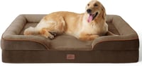 BEDSURE Ortopédikus Kutyaágy 122x89cm Nagy Kutyáknak Memóriahabos Puha Kanapé 1