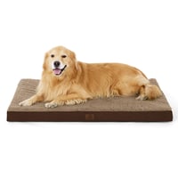 Bedsure ortopedski krevet za pse, periv, smeđi - 112x81 cm 1
