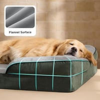 Bedsure Ortopédikus Kutyaágy XL 122x89cm - Mosható Flannel Huzattal, Vízálló Kutyakanapé 45kg-ig 6
