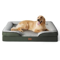 Bedsure ortopedski krevet za pse - bor zelena - 122x89x20 cm 1