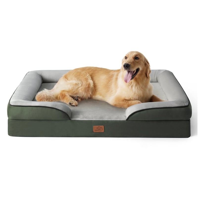 Bedsure ortopedski krevet za pse - bor zelena - 122x89x20 cm