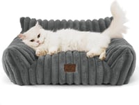 BEDSURE Ortopédikus Macskaagy 61x46cm, Mosható Puha Kisállat Ágy Kutyáknak 1