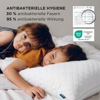 BEDSURE Jastuk 80x80 cm, set od 2 komada, jastuk za spavanje preporučen za alergičare 3