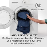 Bedsure Párnahuzat 40x40 cm 2 db Pamut Oeko-Tex Kék 3
