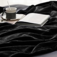 BEDSURE plüss polár takaró - fekete - 130x150 cm 4
