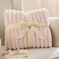 BEDSURE Puha Flanel Takaró 150x200cm Kristályrózsa Gyapjú Fleece Pléd 7