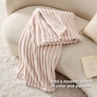 BEDSURE Puha Flanel Takaró 150x200cm Kristályrózsa Gyapjú Fleece Pléd 5