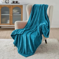 BEDSURE Puha Fleece Takaró 150x200 cm Türkiz Kanapé Pléd Meleg Téli Blanket 2