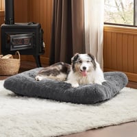 BEDSURE Puha Kutyaágy Nagy Kutyáknak 104x69cm Mosható Szürke 3