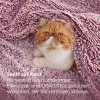Bedsure Sherpa Ágytakaró Piros XL 150x200cm - Puha Kanapé Takaró Meleg Plüss Blanket 4