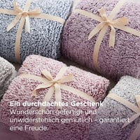 Bedsure Sherpa Ágytakaró Piros XL 150x200cm - Puha Kanapé Takaró Meleg Plüss Blanket 7