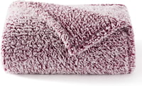 Bedsure Sherpa Ágytakaró Piros XL 150x200cm - Puha Kanapé Takaró Meleg Plüss Blanket 1