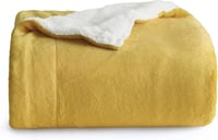 Bedsure Sherpa Kétoldalas Takaró, Extra Puha Flanel Pléd Kanapéra és Ágyra 1