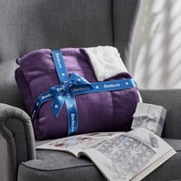 Bedsure Sherpa Kétoldalas Takaró, Extra Vastag Puha Kanapé Pléd Flanel Anyagból 6
