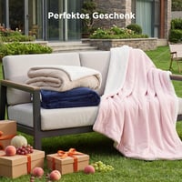 Bedsure Sherpa kétoldalas takaró, puha kanapé és ágytakaró, extra vastag meleg fleece 5