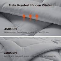 BEDSURE Téli Paplan 135x200 cm, Meleg Puha Takaró Allergiásoknak, 450g/m² Töltés 4