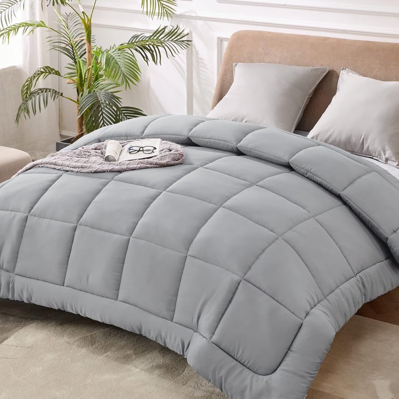 BEDSURE Téli Paplan 135x200 cm, Meleg Puha Takaró Allergiásoknak, 450g/m² Töltés