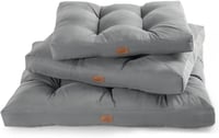 Bedsure XXL Vízálló Kutyafekhely - 110x90 cm Mosható Kutyapárna Nagy és Közepes Kutyáknak, 10 cm Vastag Szürke Matrac, Beltéri Használatra 9