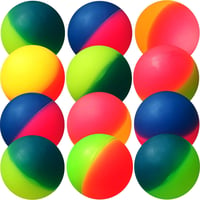 Bedwina Jumbo Super Skákacie Lopty 12 ks – Veľké 6 cm Farebné Lopty pre Deti na Párty, ako Darčeky a Výhry 3