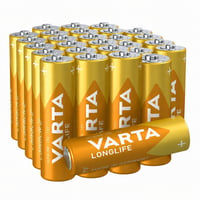 Set 23 baterii alcaline AA LR6 Varta Longlife, baterii alkaline durabile pentru uz zilnic 2