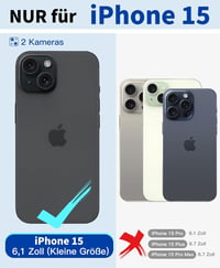 Beeasy iPhone 15 vízálló ütésálló fém tok 360° védelemmel piros - iPhone 15, red 2