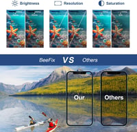 Beefix iPhone 12 Mini LCD Kijelző Csere 5.4" FHD 3D Érintőképernyő Digitalizáló Panel Szerelő Készlettel Komplett Kijelzőcsere Szett 3
