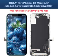 Beefix iPhone 12 Mini LCD Kijelző Csere 5.4" FHD 3D Érintőképernyő Digitalizáló Panel Szerelő Készlettel Komplett Kijelzőcsere Szett 2