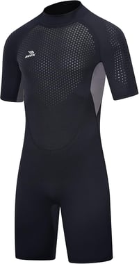 Costum de neopren BEEK 3mm pentru bărbați și femei, cu fermoar la spate, pentru scufundări, snorkeling și surfing 1